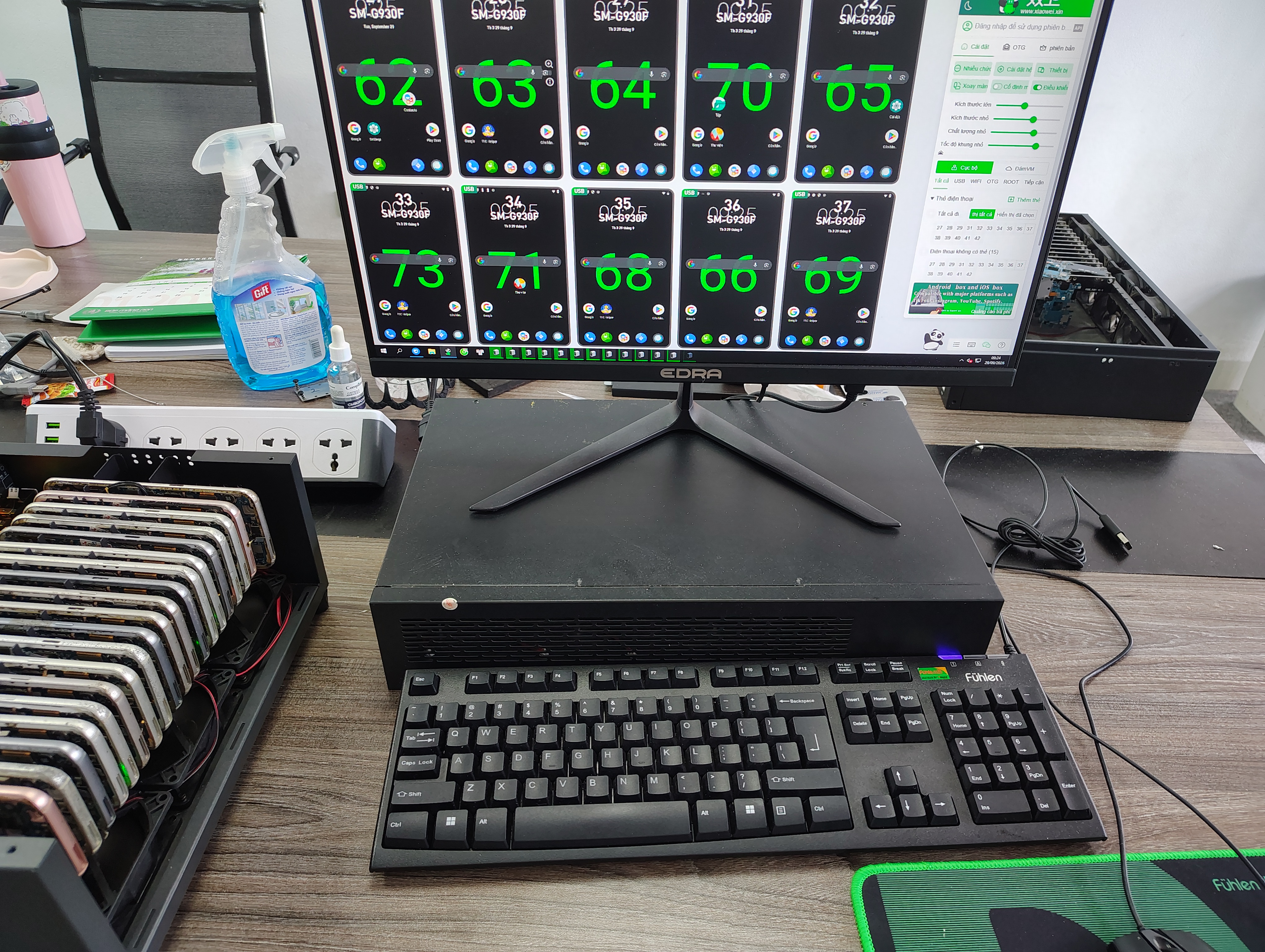 Ứng Dụng Tự Thoát Khi Chạy Trên Box Phone Farm: Cách Khắc Phục